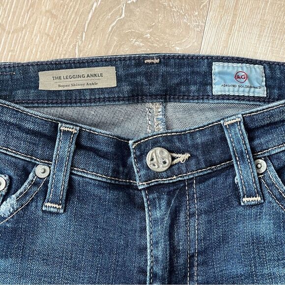 AG Adriano Goldschmied The Legging Ankle Super Skinny Ankle Jean Size 26R - Picture 7 of 11